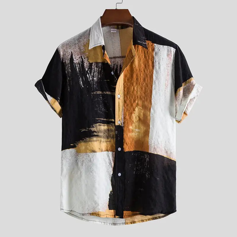 Camisas estampadas de verano para hombre