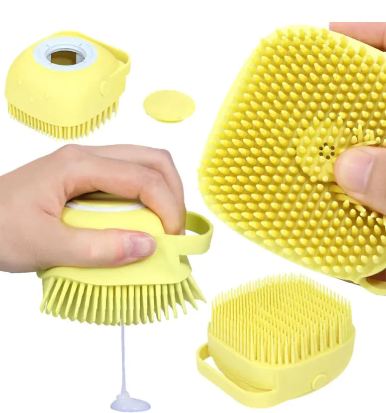 Cepillo de baño suave para mascotas Champú de baño para perros