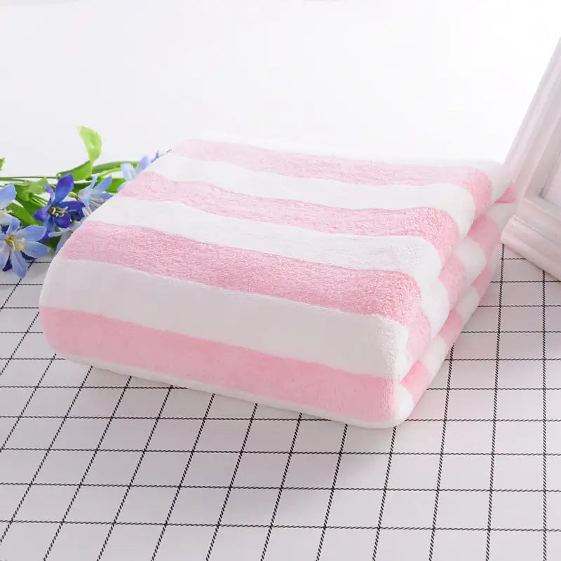 Toallas de baño de terciopelo coral