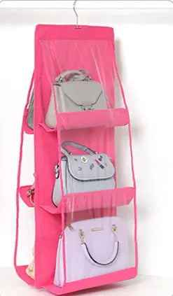 Transparent Hanging Handbag and Shoe Organizer