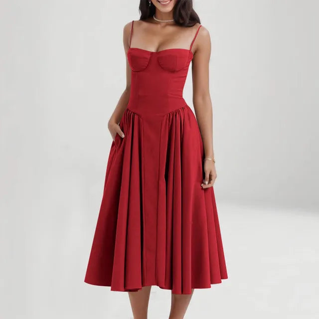 Ärmelloses Kleid für Damen
