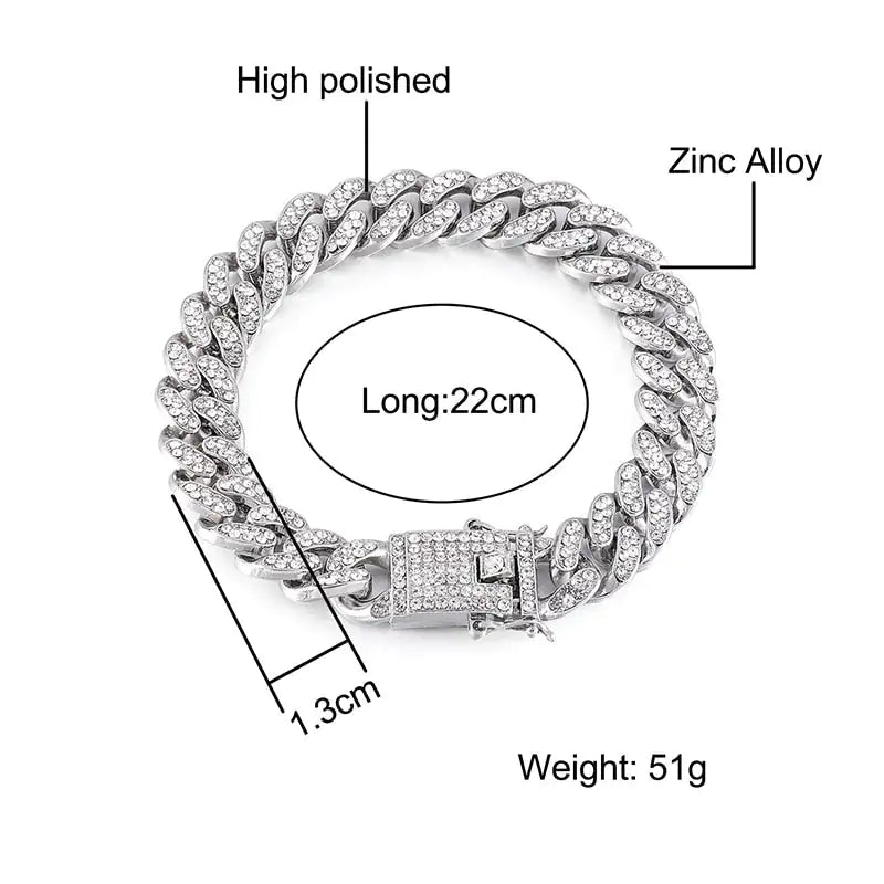 Pulseras de cadena de alta calidad para joyería de hombres.