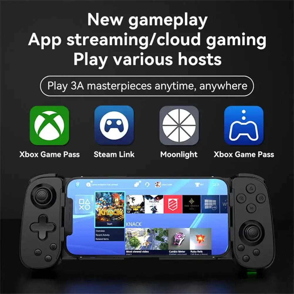 Gamepad inalámbrico que estira el controlador de juego extensible Bluetooth