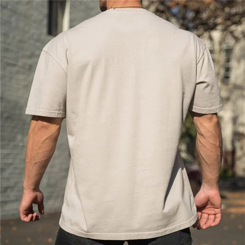 Männer Gym Workout Fitness Baumwolle