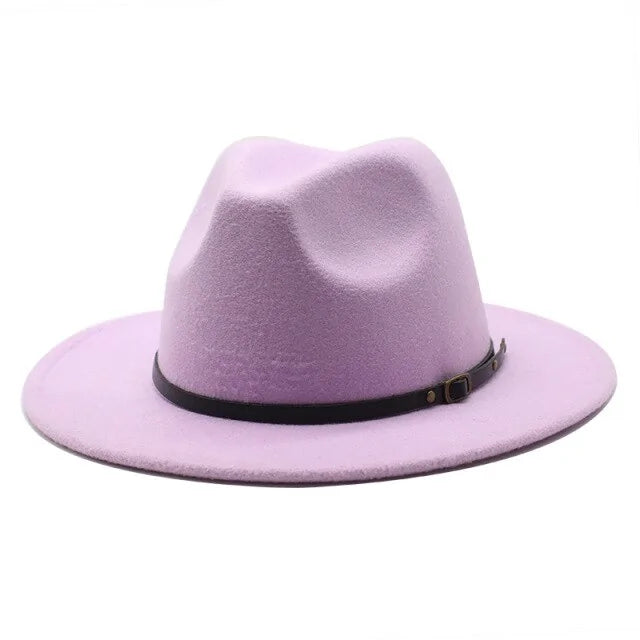 Sombreros de jazz de lana multicolor