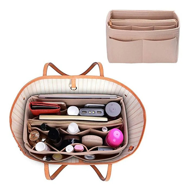 Inserto organizador de bolso de fieltro de la marca HHYUKIMI