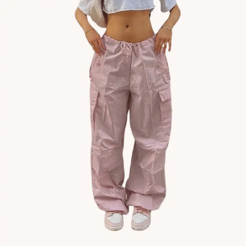 Cargo Parachute Pants for Women