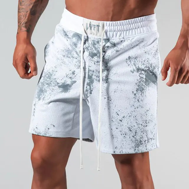 Pantalones cortos de gimnasio de verano para hombre