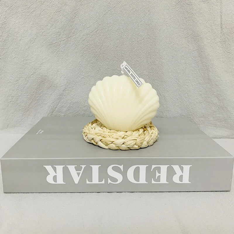 Vela de concha: decoración y regalo versátil para el hogar