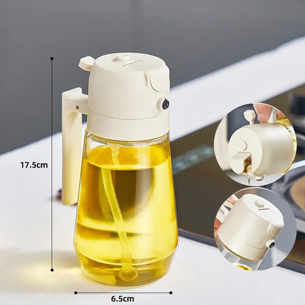 2-in-1-Sprühflasche für Küchenöl