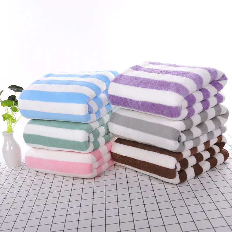 Toallas de baño de terciopelo coral