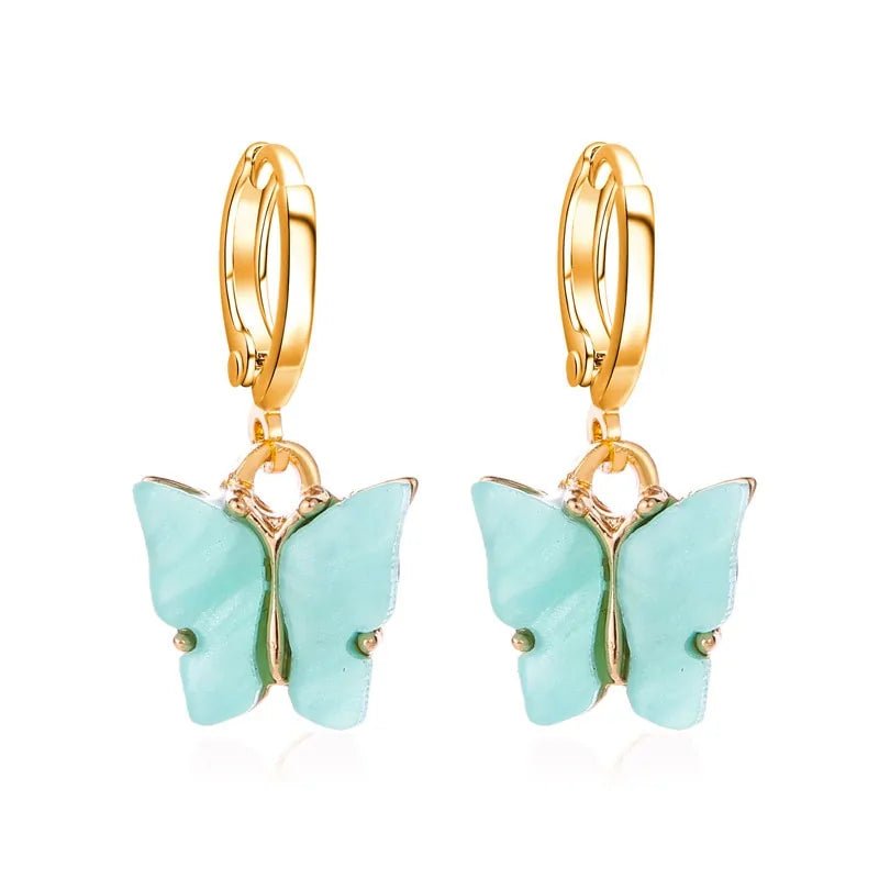 Goldkette Schmetterling Anhänger Choker Halskette: Böhmischer Strandschmuck