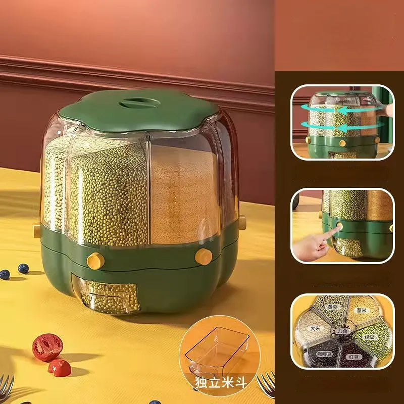 Contenedor de almacenamiento de cocina Almacenamiento de alimentos grande