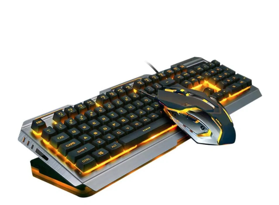 Gaming-Tastatur- und -Maus-Set mit mechanischem Feeling