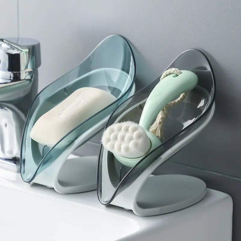 Caja de jabón con ventosa para baño