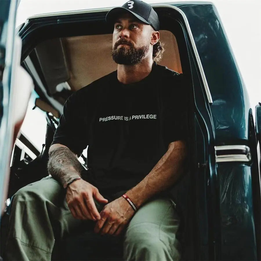 Camiseta deportiva de gimnasio estampada de verano para hombre