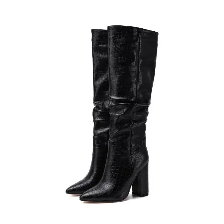 Botas elegantes hasta la rodilla