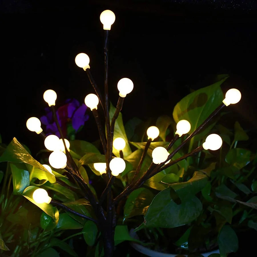 Lámpara LED con forma de rama de sauce: elegante decoración para el hogar