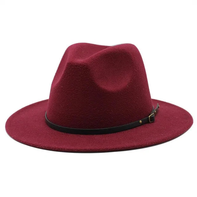 Sombreros de jazz de lana multicolor