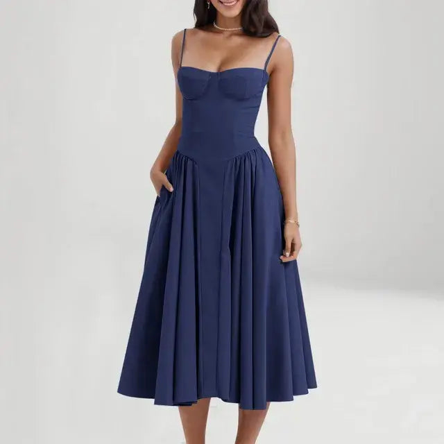 Ärmelloses Kleid für Damen