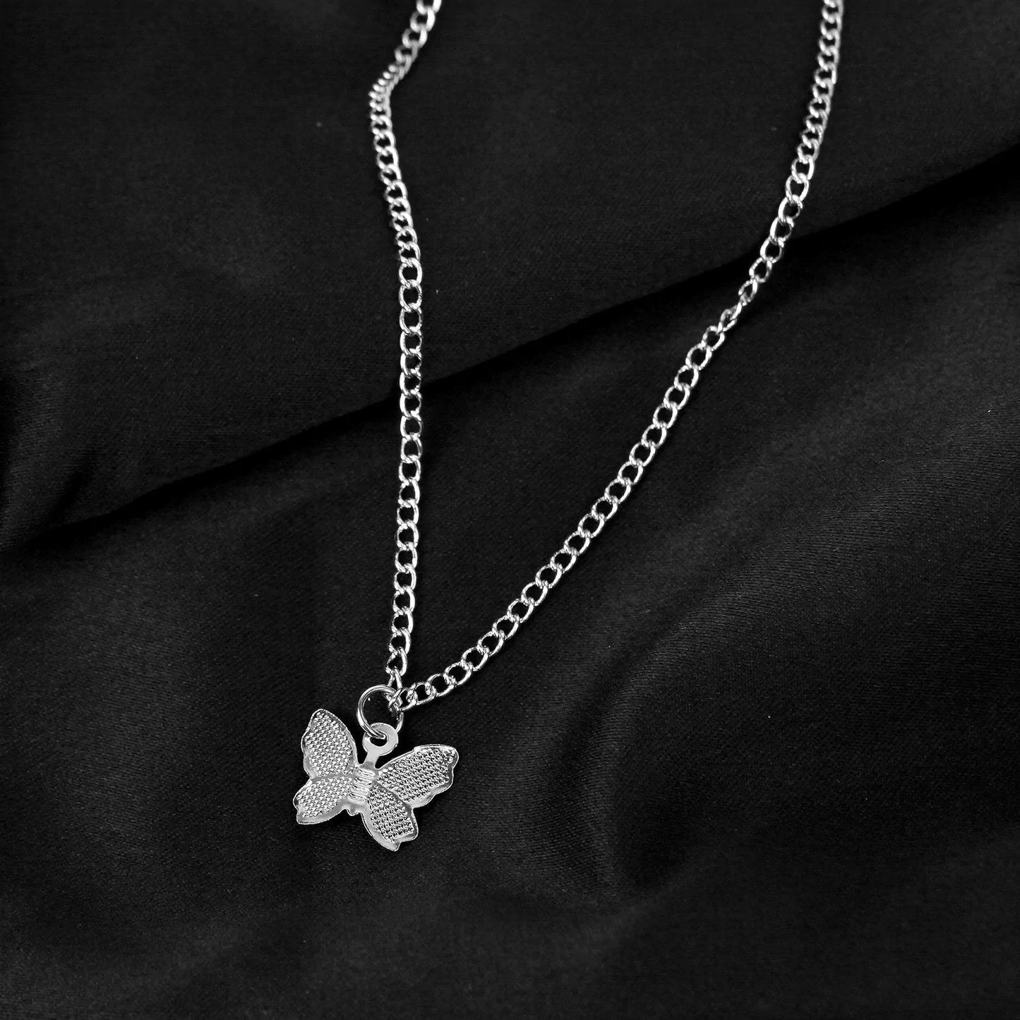 Goldkette Schmetterling Anhänger Choker Halskette: Böhmischer Strandschmuck