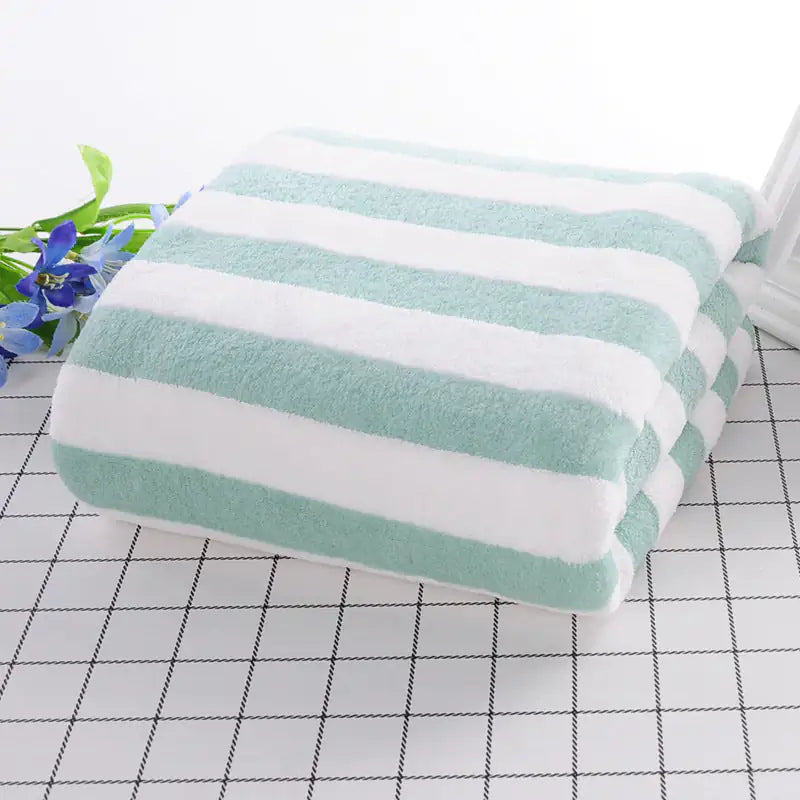 Toallas de baño de terciopelo coral