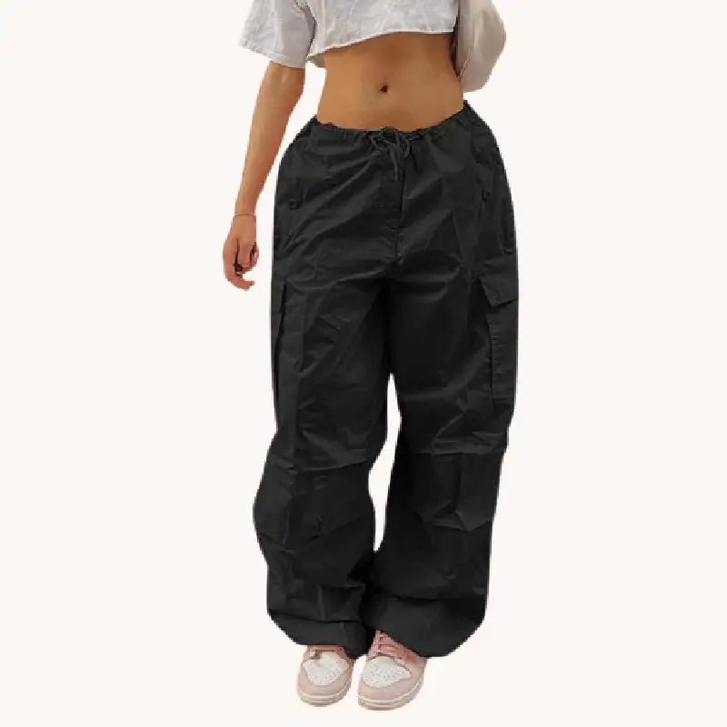 Cargo Parachute Pants for Women