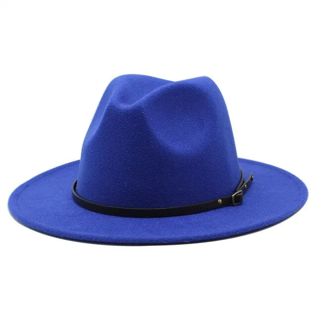 Sombreros de jazz de lana multicolor