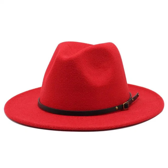 Sombreros de jazz de lana multicolor