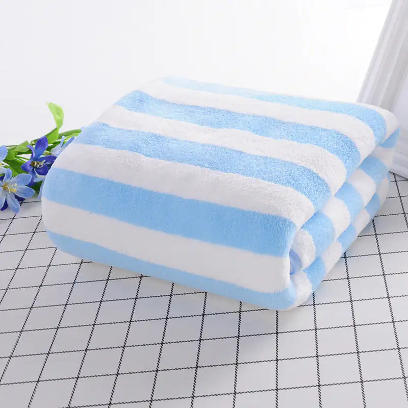 Toallas de baño de terciopelo coral