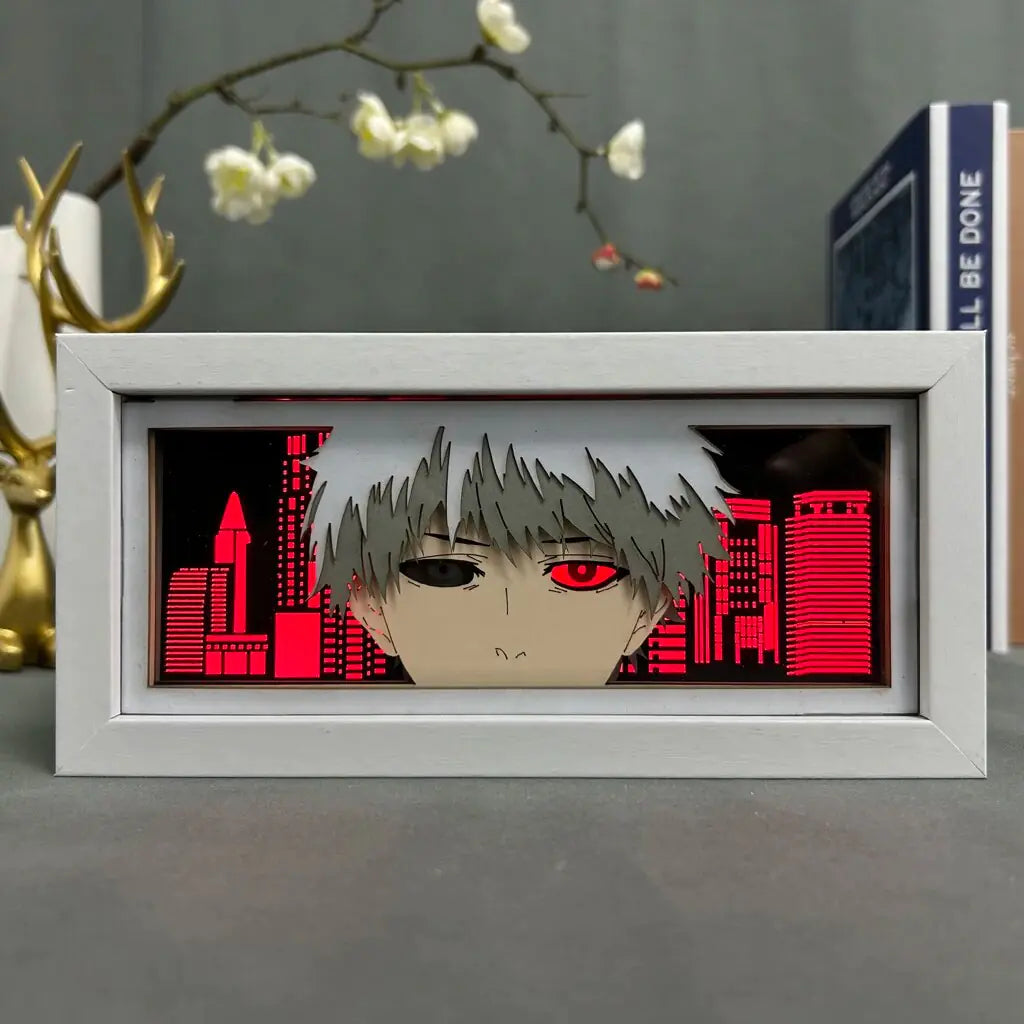 Caja de luz de anime Tokyo Ghoul para decoración del hogar