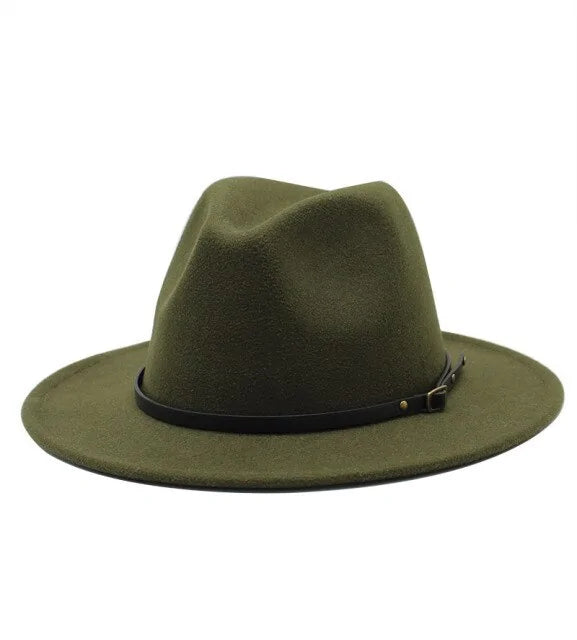 Sombreros de jazz de lana multicolor