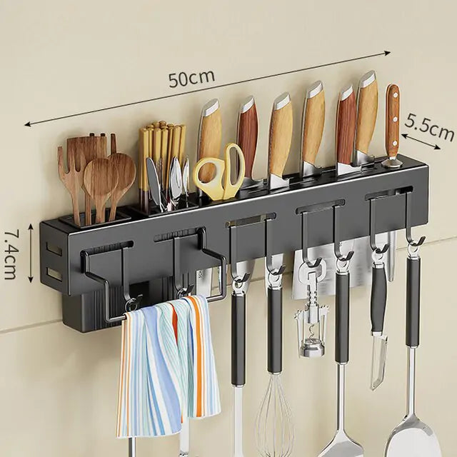 Porta cuchillos de cocina multifuncional