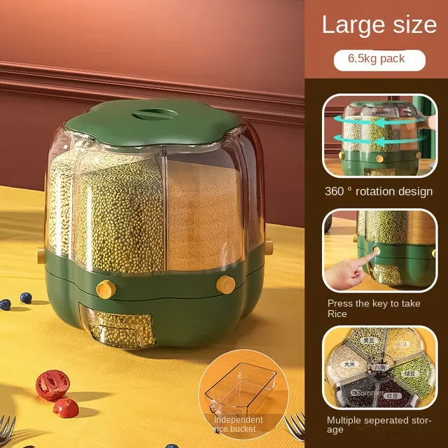 Contenedor de almacenamiento de cocina Almacenamiento de alimentos grande