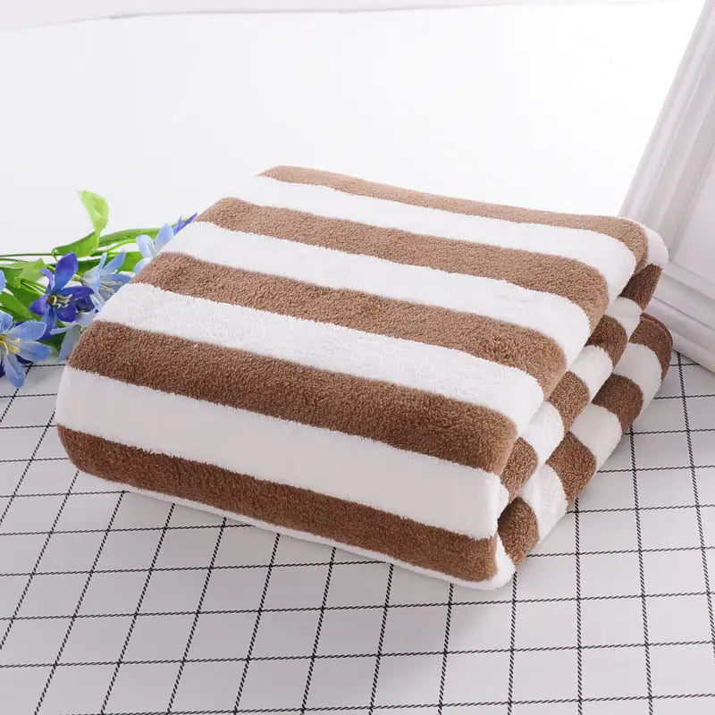 Toallas de baño de terciopelo coral
