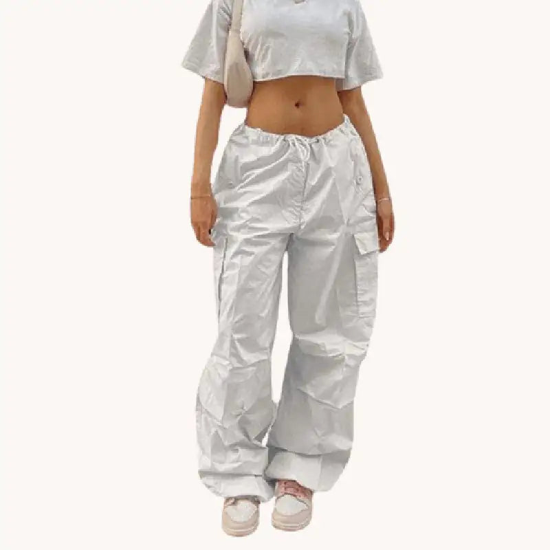 Cargo Parachute Pants for Women