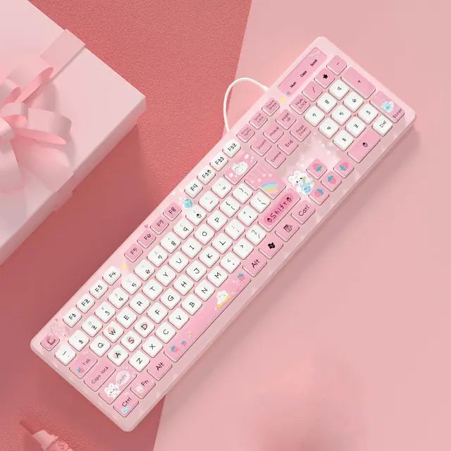 Teclado para juegos con clic silencioso
