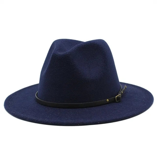 Sombreros de jazz de lana multicolor