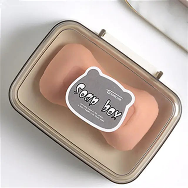 Caja de jabón con ventosa para baño