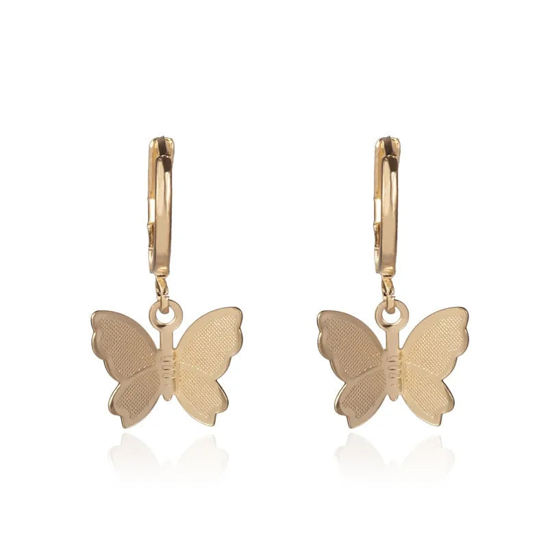 Goldkette Schmetterling Anhänger Choker Halskette: Böhmischer Strandschmuck