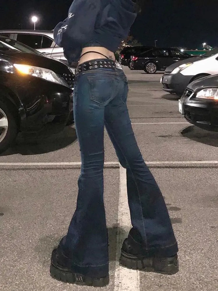 Vaqueros Kalevest Y2K High Street de talle bajo