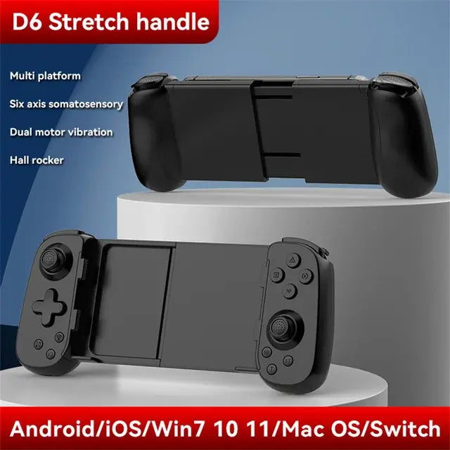 Gamepad inalámbrico que estira el controlador de juego extensible Bluetooth