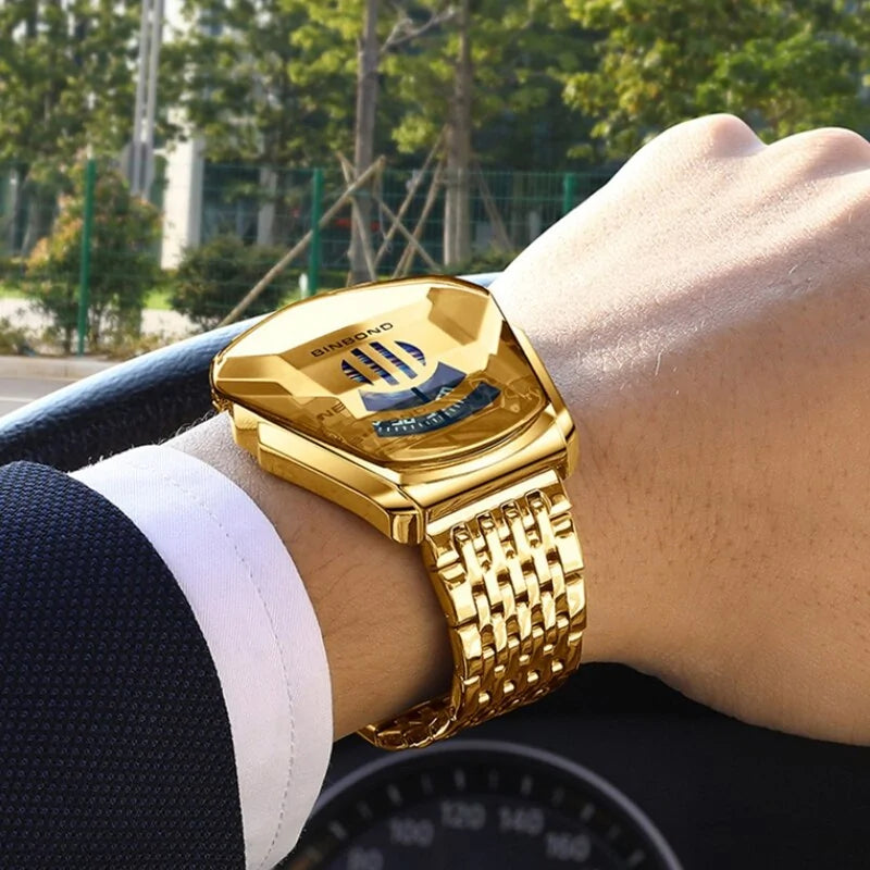 Mode Lokomotive Luxus Herrenuhren