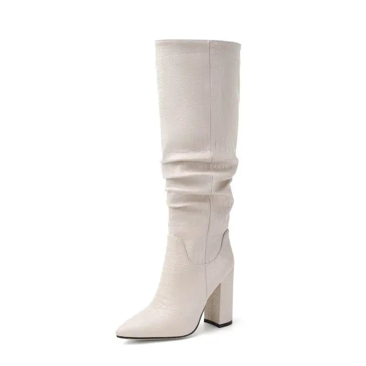 Botas elegantes hasta la rodilla