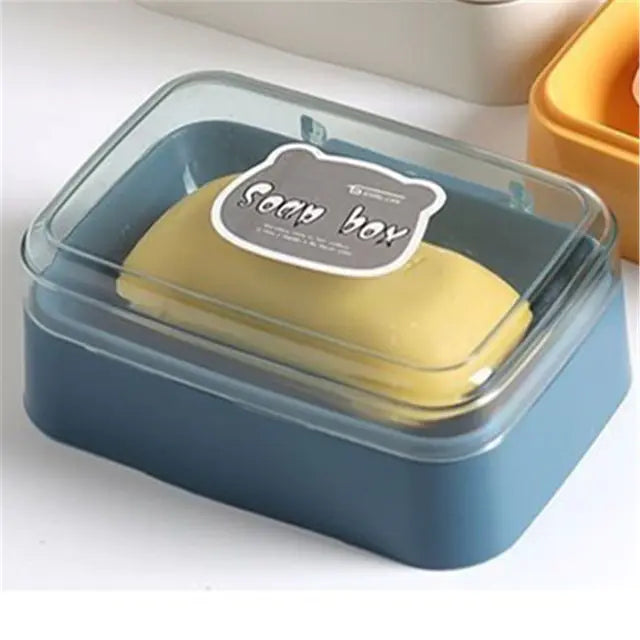 Caja de jabón con ventosa para baño