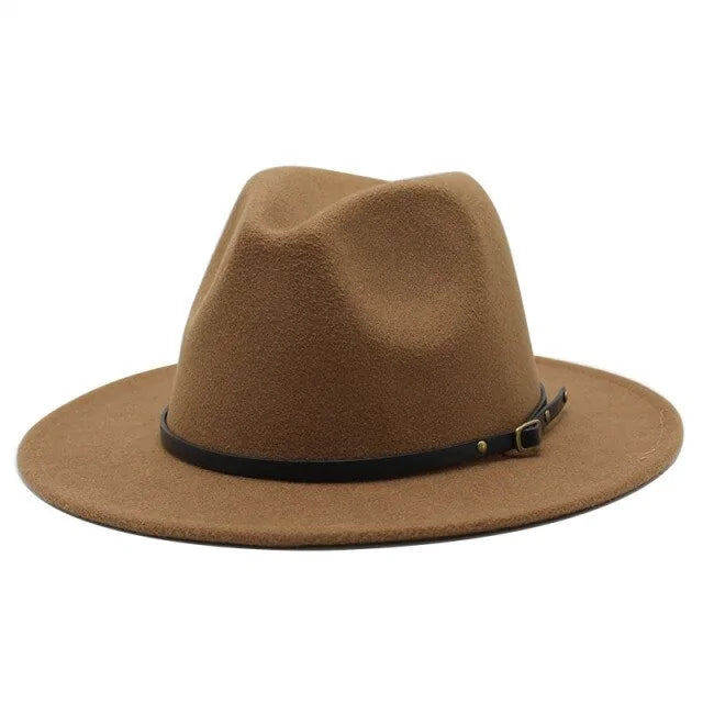 Sombreros de jazz de lana multicolor