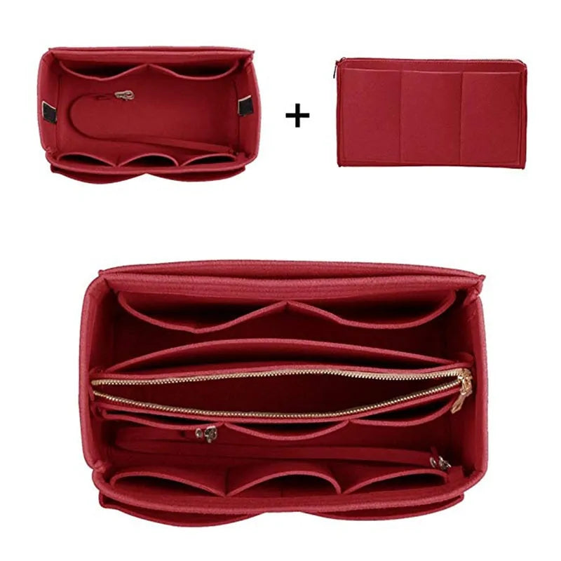 Inserto organizador de bolso de fieltro de la marca HHYUKIMI