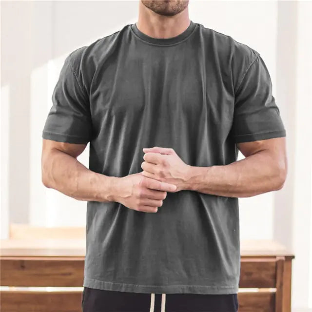 Männer Gym Workout Fitness Baumwolle
