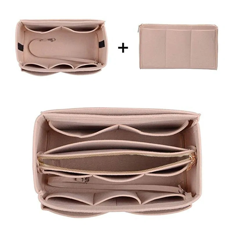 Inserto organizador de bolso de fieltro de la marca HHYUKIMI