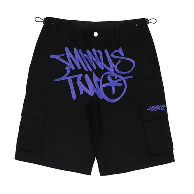 Pantalones cortos Y2k Pantalones cortos de gimnasio de mezclilla hip hop